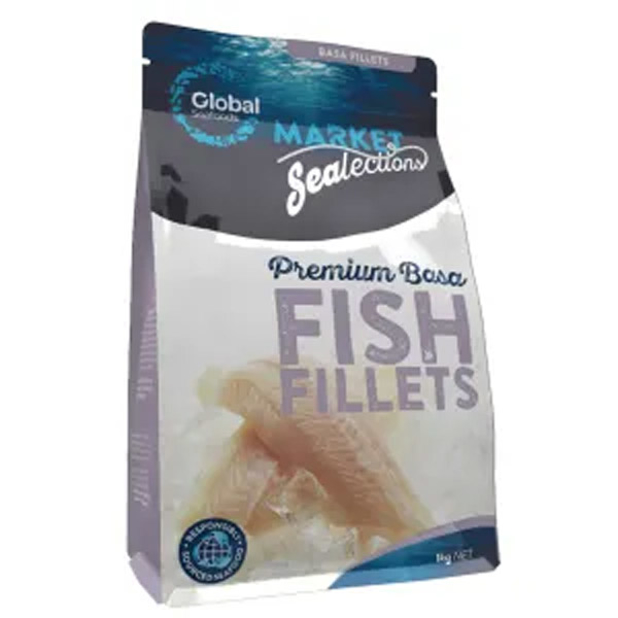 Global Seafoods Basa Fillets Frozen 1kg